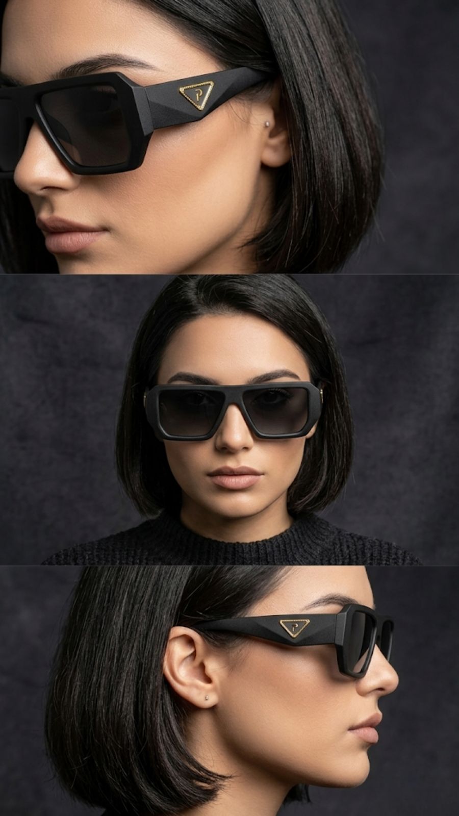 Matte Smoke Frame Sunglasses